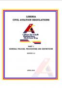 Civil Aviation Regulations: Part 1 - General Policies, Procedures and Definitions