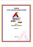 Liberia Civil Aviation Regulations: Part 2 - Personnel Licensing