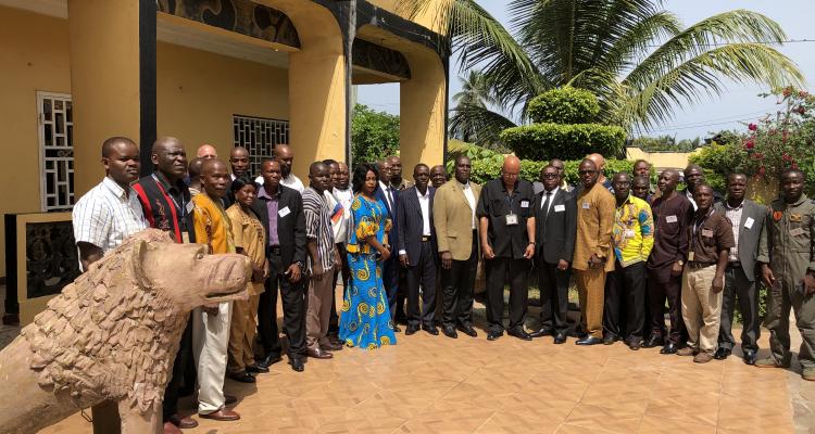 Participants at the 3-day workshop on Search & Rescue.